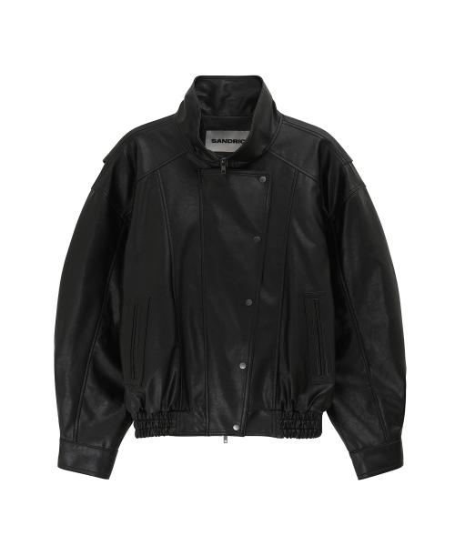 SIDE BUTTON кожаный JUMPER_BLACK