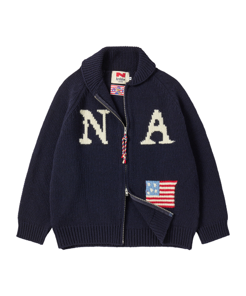 Вязаный винтажный джемпер ручной работы Navy