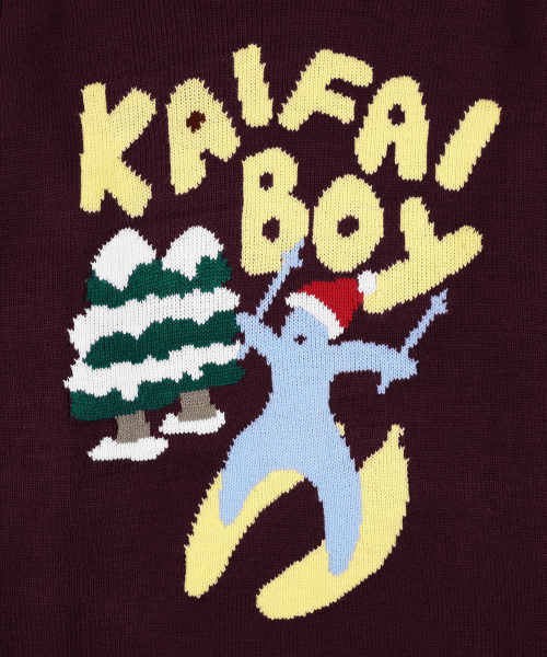 Вязаный свитер Skiing Banana Boy (Burgundy) K25ZB168
