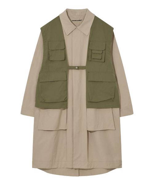 UTILITY двусторонний COAT (BEIGE)