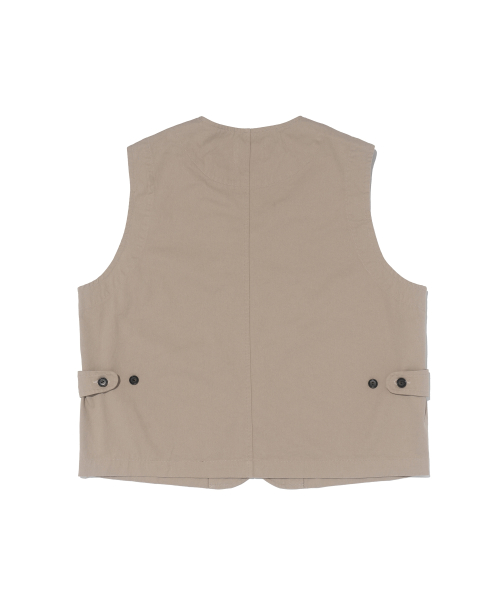 Хлопковый жилет в стиле амекадзи (Beige)