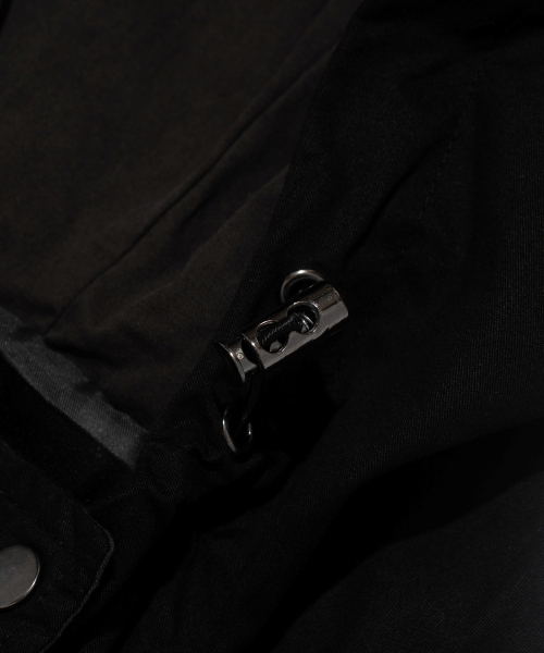 Оверсайз куртка-худи Essential Cotton (Black)