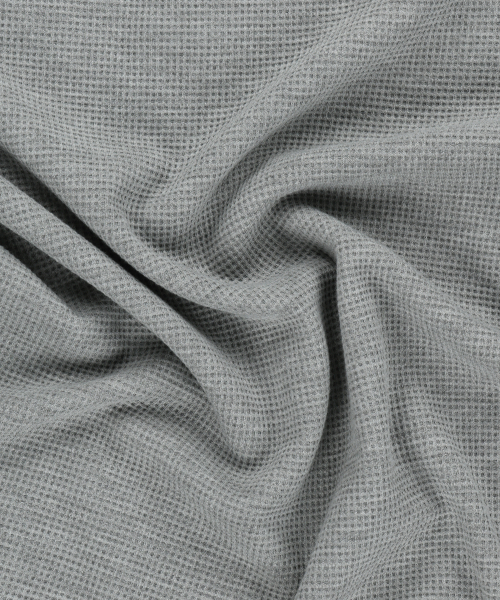 Хенли вафельной вязки Curved (Light Grey)