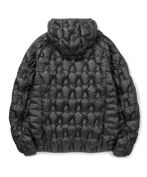 Легкий пуховик с капюшоном HALFDOME Black