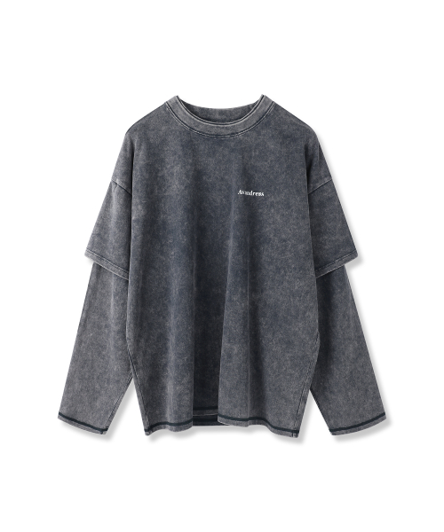 Ink Drop Layered T-shirt_3Colors