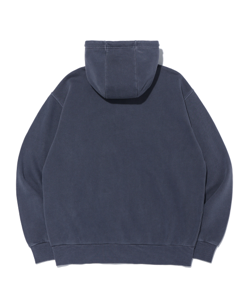 Худи на молнии ASTUFF Pigment LP3TU643_DARK GREY