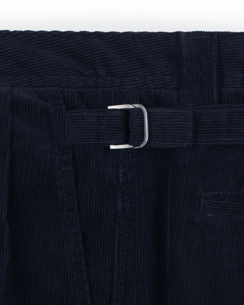 CORDUROY TWO TUCK брюки NAVY