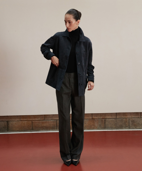 замша Atelier Jacket_Navy