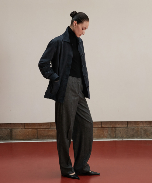 замша Atelier Jacket_Navy
