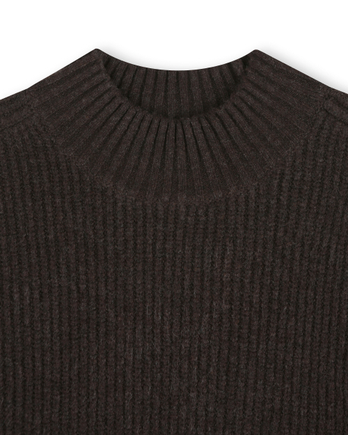 Свитер MOCK NECK SHORT SWEATER BROWN [BESLOW x Sakhyung]