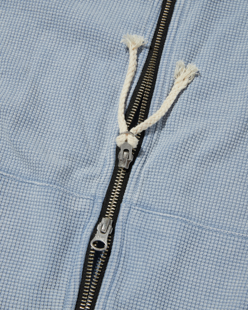 PCDP Washed Waffle Zip-up худи (WASHED BLUE)