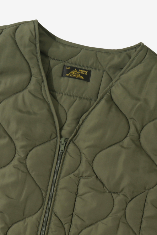 VINIS- sleeveless padded Vest_Khaki
