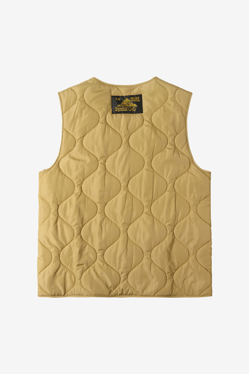 VINIS- sleeveless padded Vest_Camel