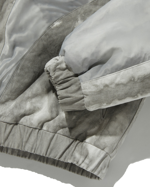 Veiled Mark Quilted Jacket (GRAY)