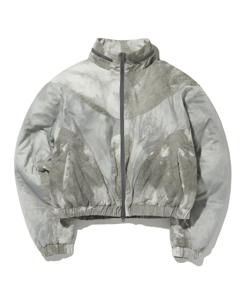 Veiled Mark Quilted Jacket (GRAY)
