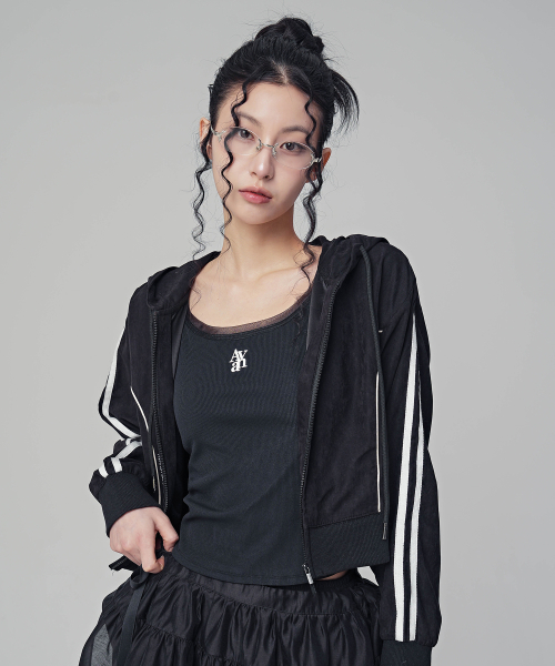 Bliss Crop Hood Zip-up_5Colors