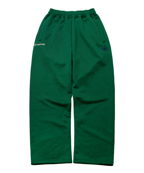Golden jersey fleece pants_Forest green