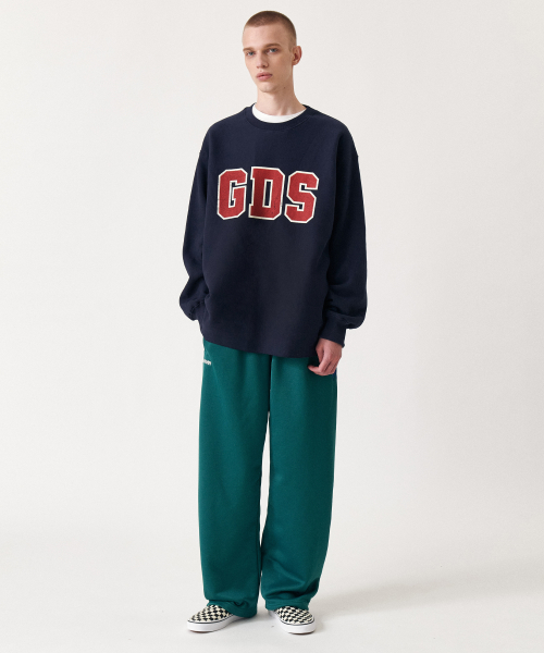 Golden jersey fleece pants_Forest green