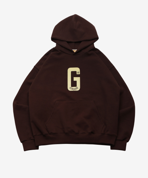 G-logo hoodie_Brown