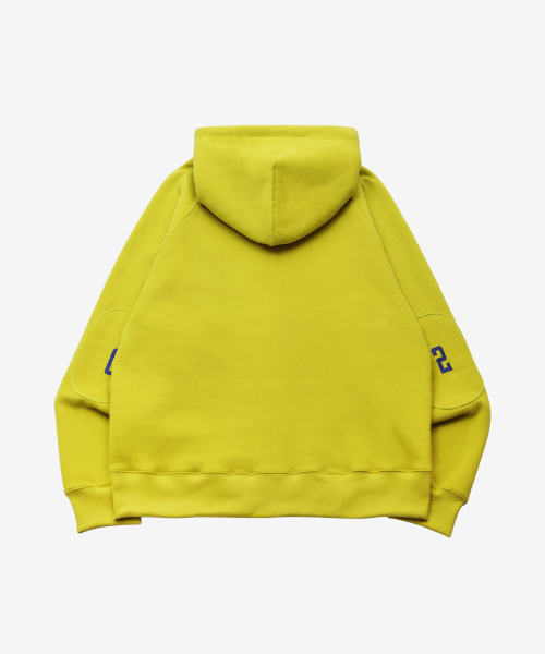 G-logo hood zip-up_Butter cup