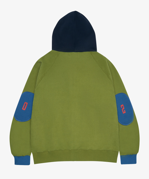 Sunshine zip-up hoodie_Olive green
