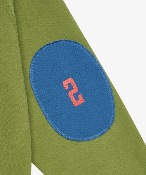 Sunshine zip-up hoodie_Olive green