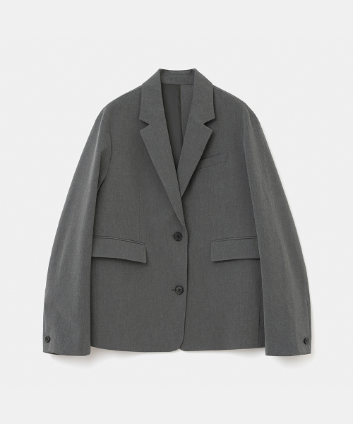 back slit blazer(womens) grey