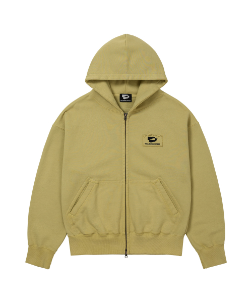Logo Patch Zip Up Leaf Green