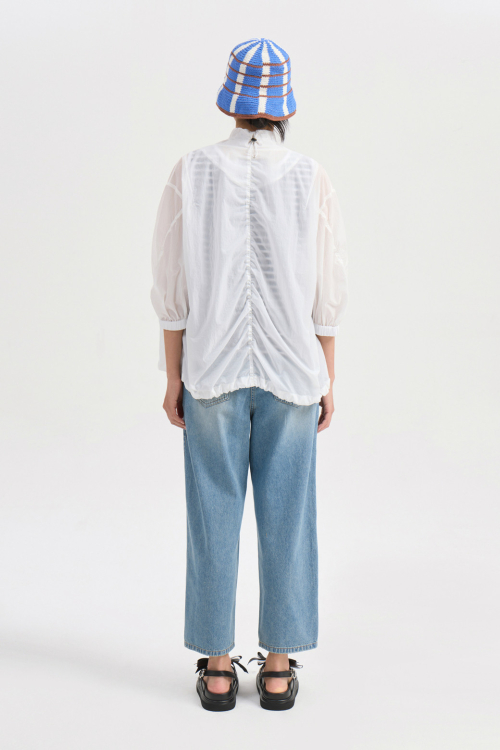 Button Up Frill Jumper (white) LFUAM25610WHX