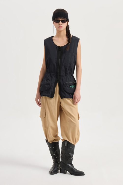 Volume Pocket Zip Up Vest (dark navy) LFVAM25500NYD