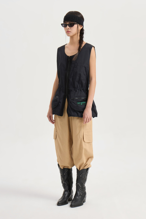 Volume Pocket Zip Up Vest (dark navy) LFVAM25500NYD