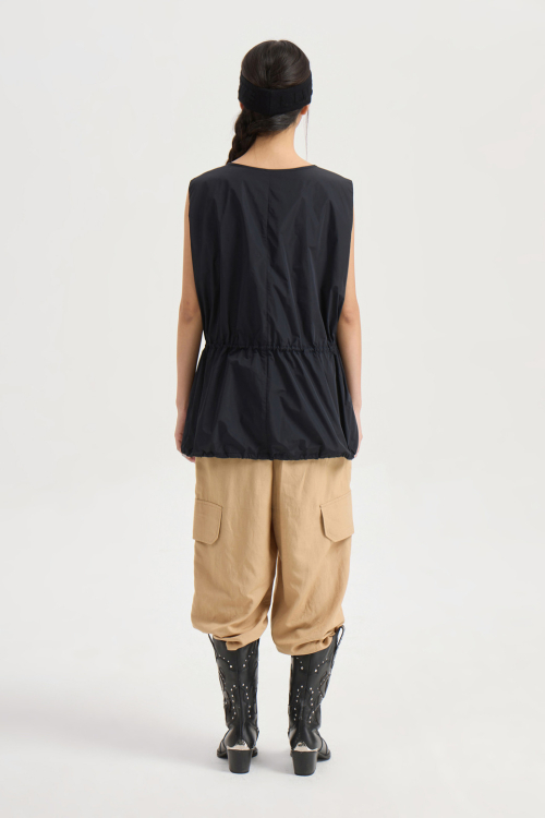 Volume Pocket Zip Up Vest (dark navy) LFVAM25500NYD