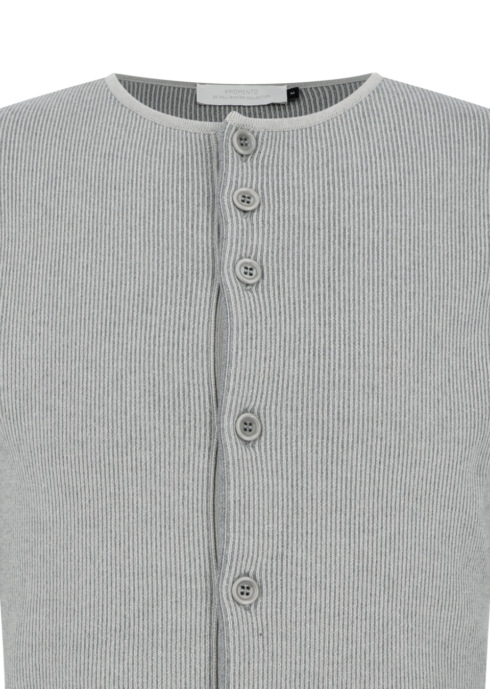 아모멘토(AMOMENTO) STRIPE BUTTON UP CARDIGAN (2COLORS) - 사이즈