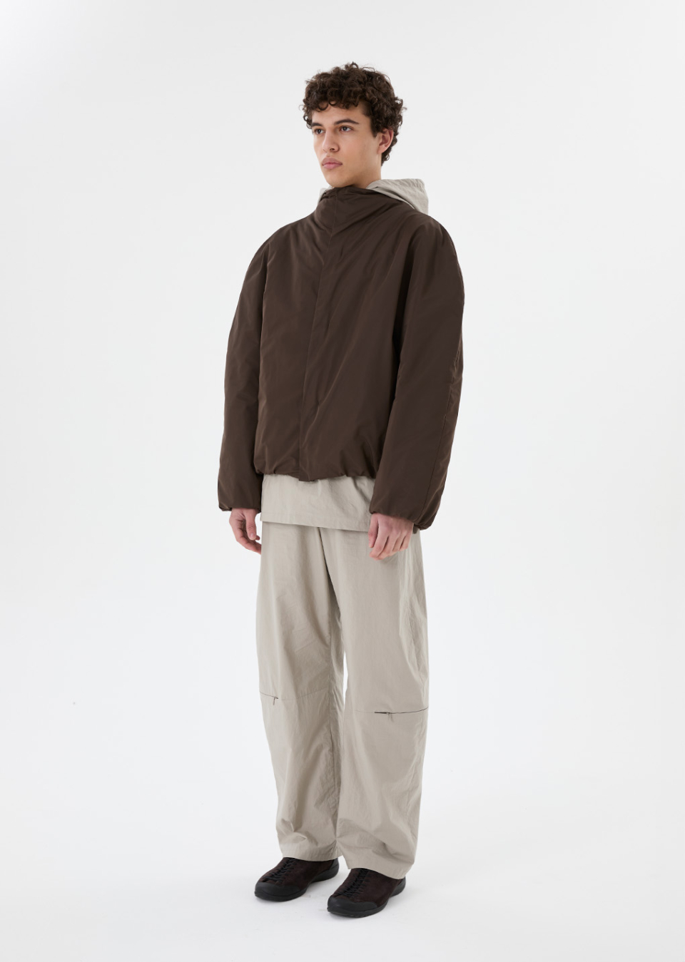 아모멘토(AMOMENTO) TAFFETA PADDED RAGLAN JUMPER (2COLORS) - 사이즈