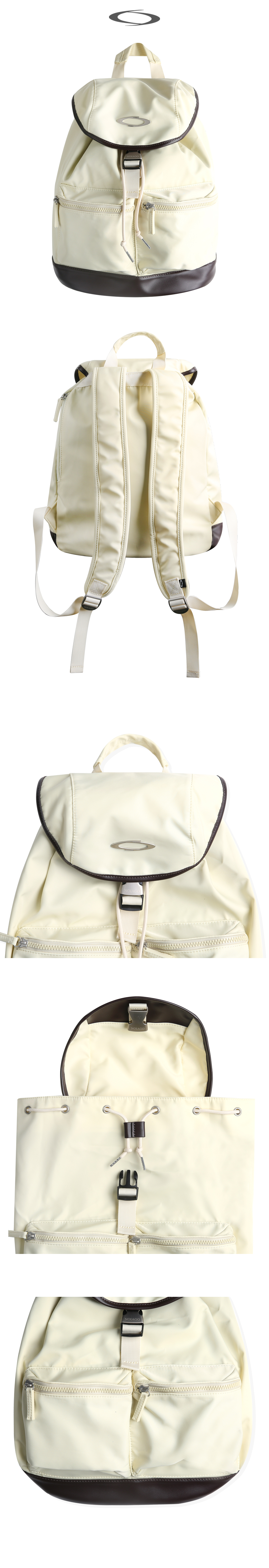 MINIMAL FLAP BACKPACK - 3 COLORS CREAM