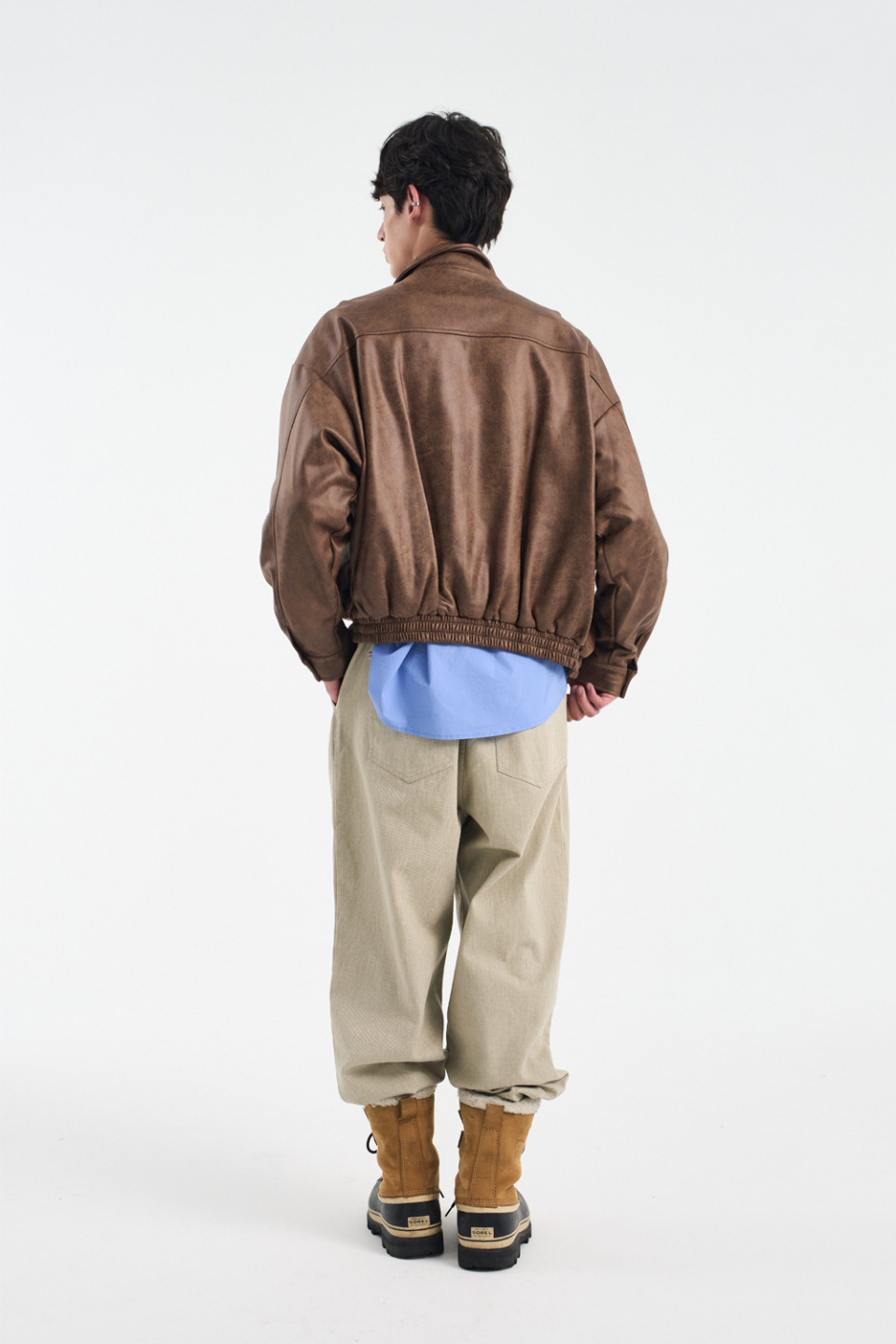 MUSINSA公式 | BLACK MOMENT Vegan Suede Overfit Minimal