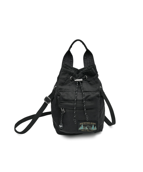 NYLON DRAWSTRING MINI BAG - 4 colors