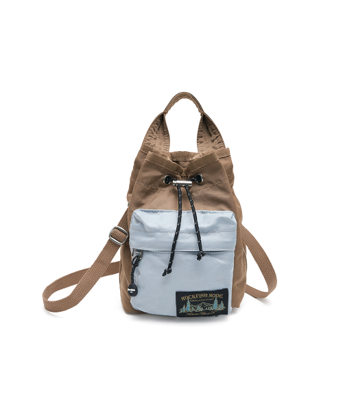 NYLON DRAWSTRING MINI BAG - 4 colors