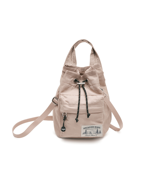 NYLON DRAWSTRING MINI BAG - 4 colors