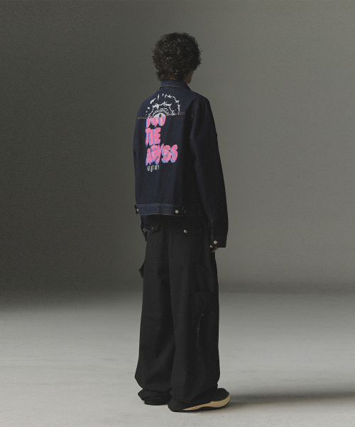 Abyss Horizon Denim Trucker Jacket - Deep Indigo