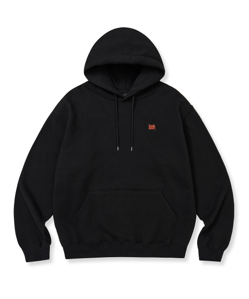 PAISLEY TAG HOODIE - чёрный