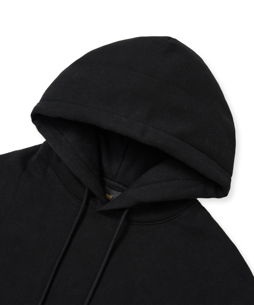 PAISLEY TAG HOODIE - чёрный