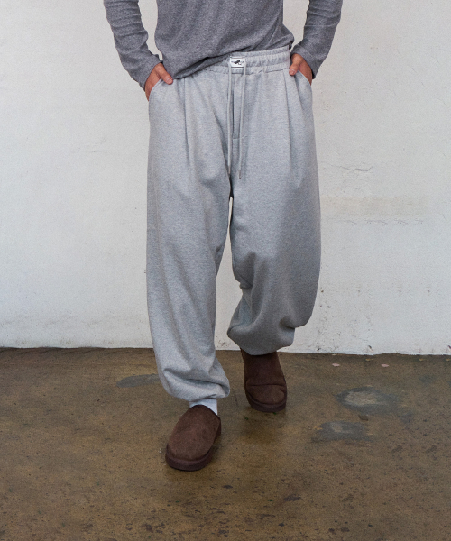 REC GRAPHIC SWEATPANTS [MELANGE]