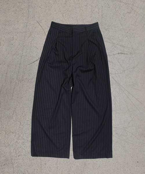 STRIPE WIDE PANTS