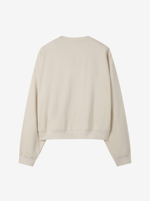 LOGO SWEATSHIRTS_CREAM