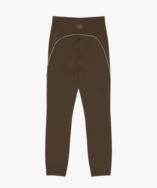 WS ACTIVE LEGGINGS-DARK BROWN