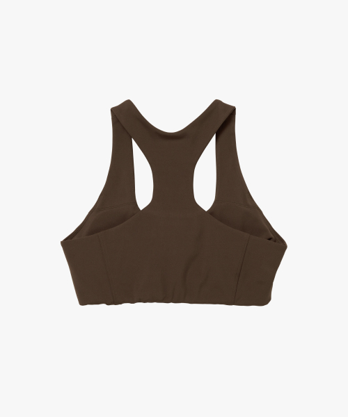 WS ACTIVE BRATOP-DARK BROWN