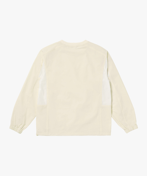 ESSENTIAL STRETCH WIND PULLOVER-CREAM