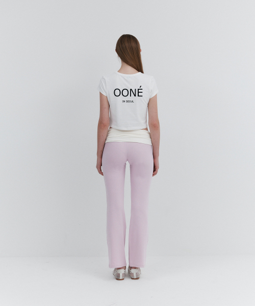 Roll-Up Flare Pants_Pink
