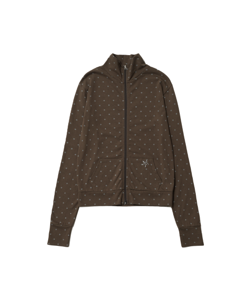 DOT SYMBOL ZIP UP - KHAKI